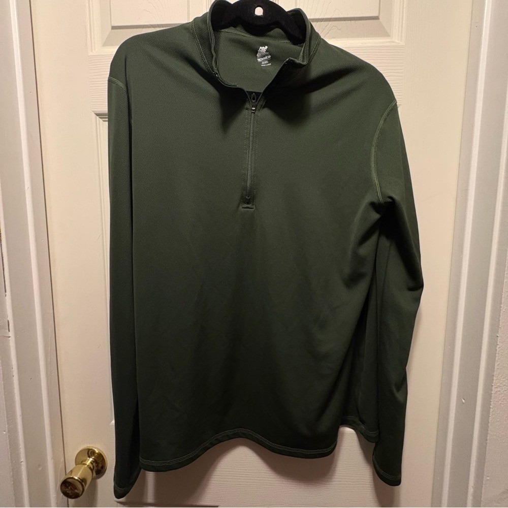 Eastern Mountain Sports Quarter Zip Pullover Green Mens‎ Athletic Top